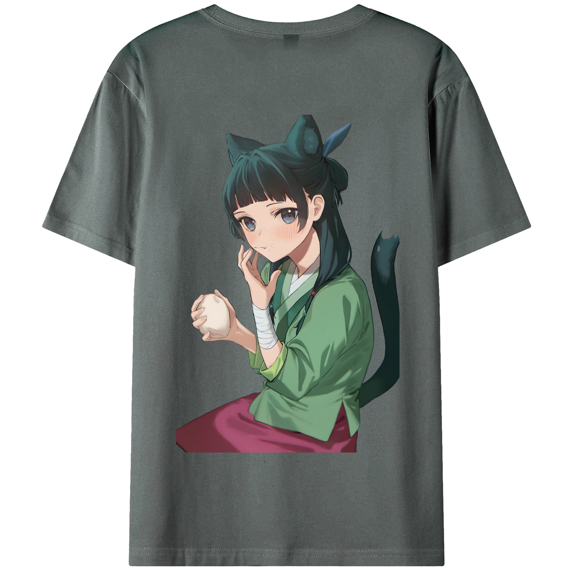 （画像用） 薬屋のひとりごと The Apothecary Diaries 綿100％半袖Tシャツ（背面プリント）